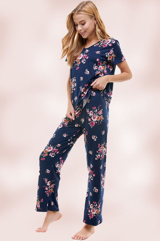 Summer Blossoms Loungewear Set