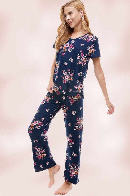 Summer Blossoms Loungewear Set