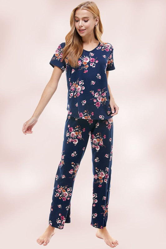 Summer Blossoms Loungewear Set