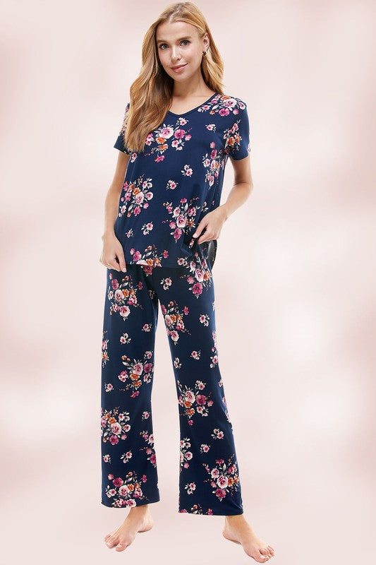 Summer Blossoms Loungewear Set