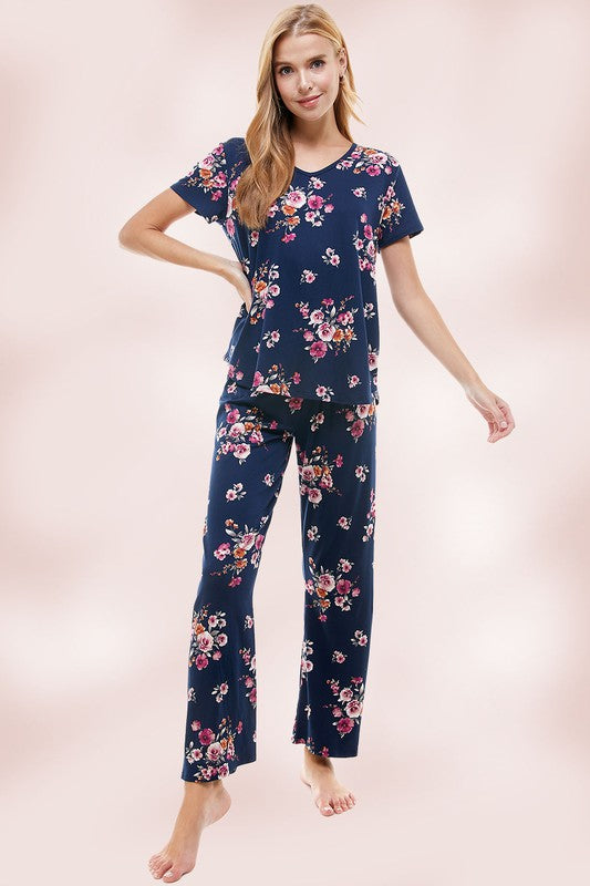 Summer Blossoms Loungewear Set