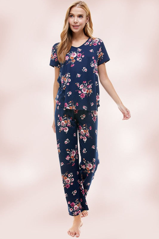 Summer Blossoms Loungewear Set