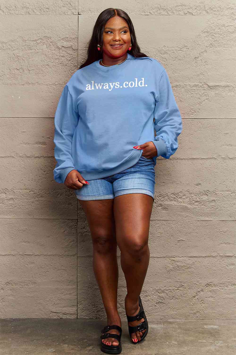 ALWAYS COLD. Graphic Sweatshirt