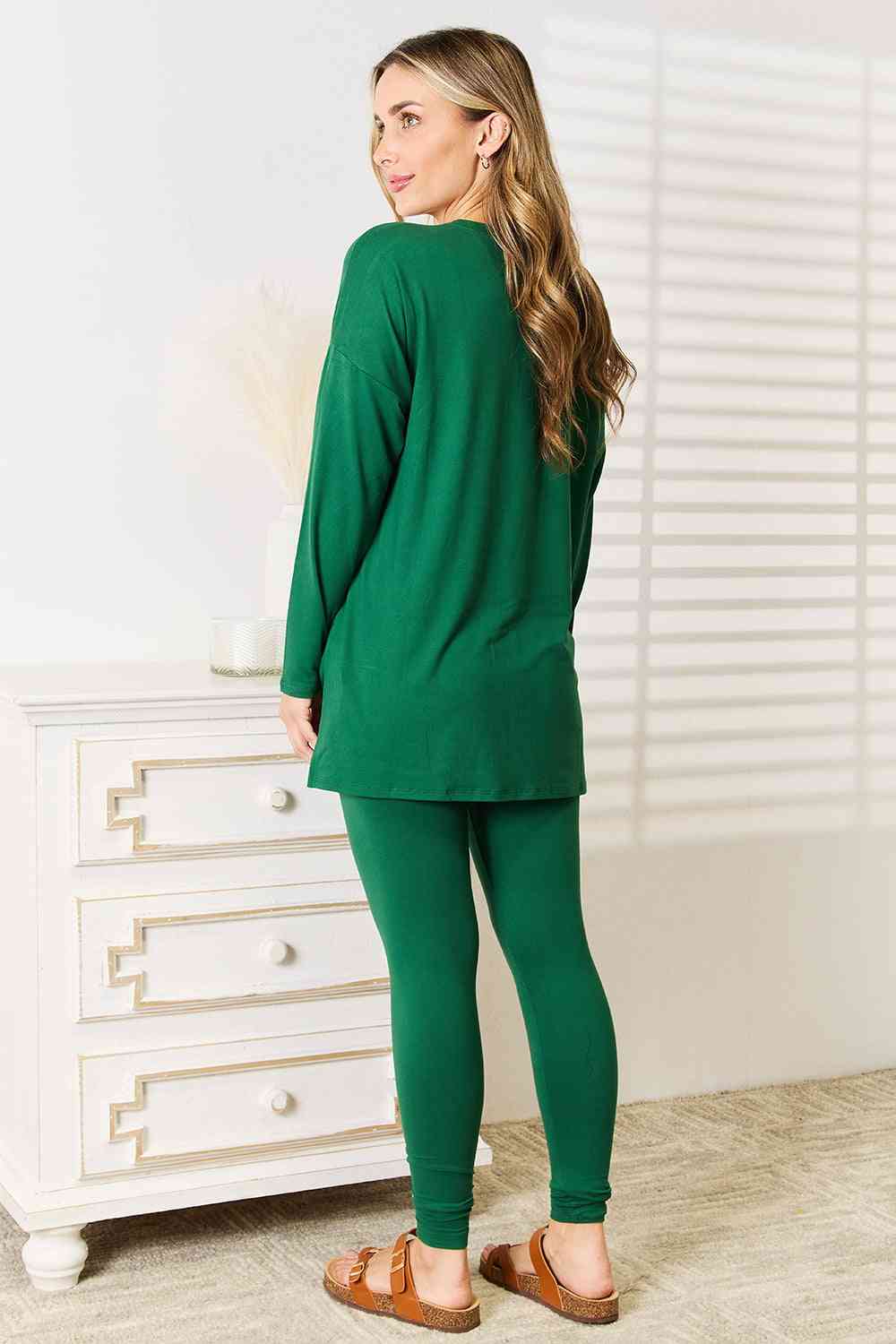 “Lazy Days “ Long Sleeve Top and Leggings Set