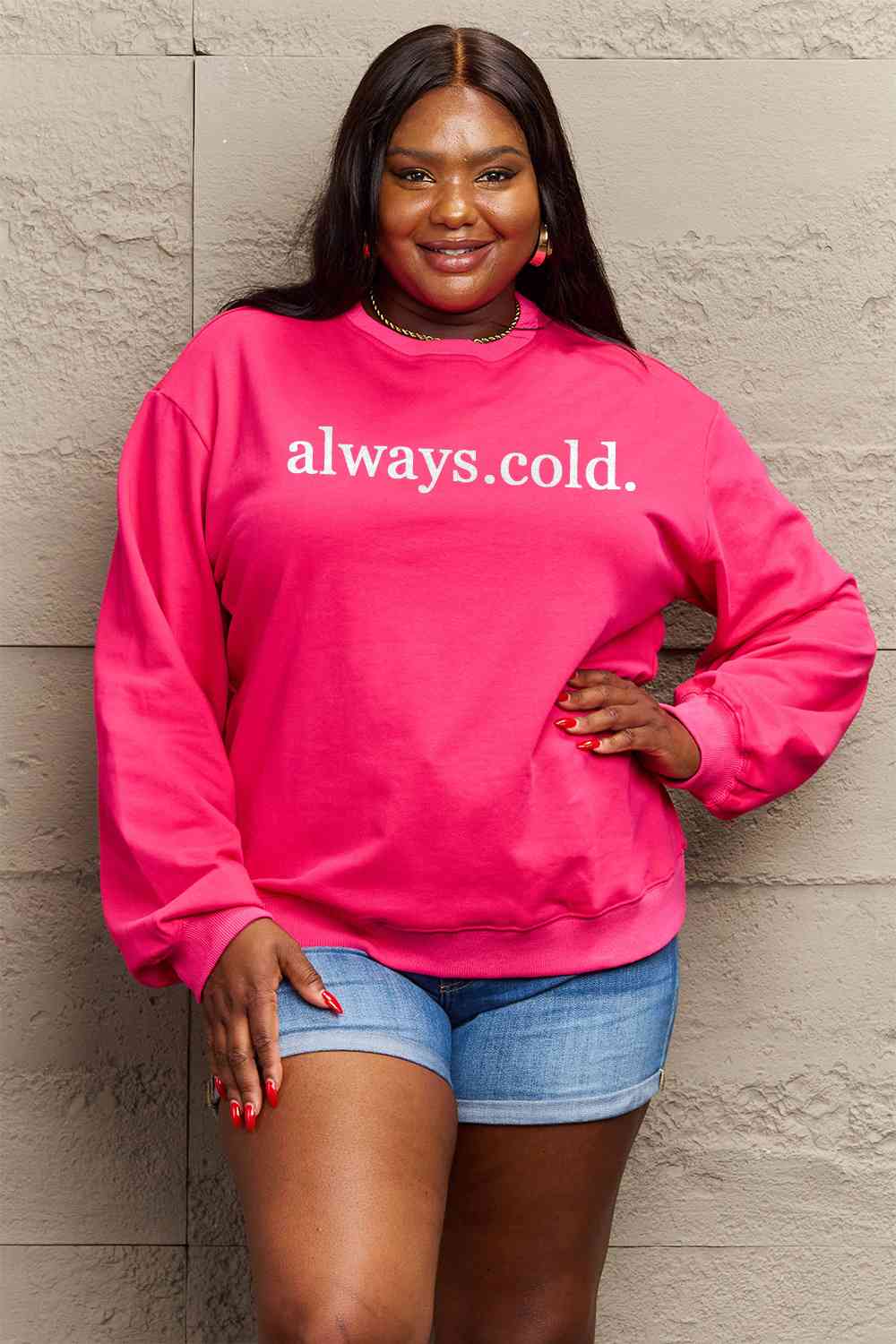 ALWAYS COLD. Graphic Sweatshirt