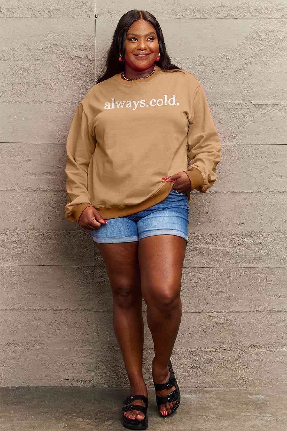 ALWAYS COLD. Graphic Sweatshirt