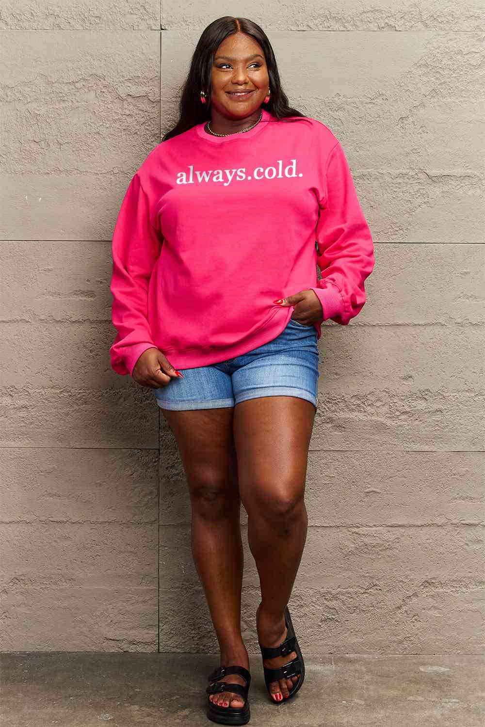 ALWAYS COLD. Graphic Sweatshirt