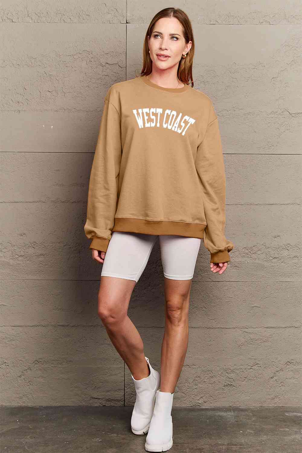 WEST COAST Graphic Long Sleeve Sweatshirt